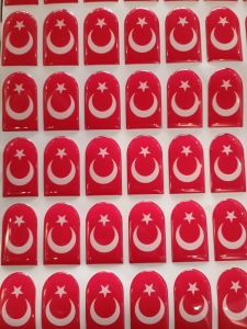 Şarjör Altı Kırmızı Türk Bayrağı Sticker